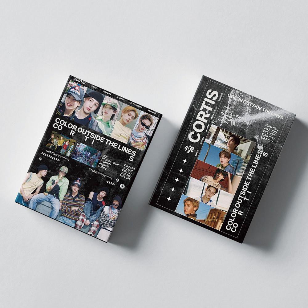 Kpop Small Card Cortis Korean Group Debut Album Color Outside the Lines High-Definition Card, Collectible Kpop Merchandise