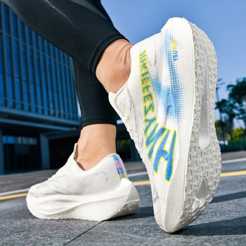 BDHJYDB Women's Round Toe Running Shoes - Breathable Mesh & Synthetic Polyurethane Fabric, Soft Sole, Carbon Plate, Lightweight, Lace Closure, Unisex, Performative Running Fits, Athletic Performance Hiking & Outdoor Footwear, All Seasons, Ballgame Use