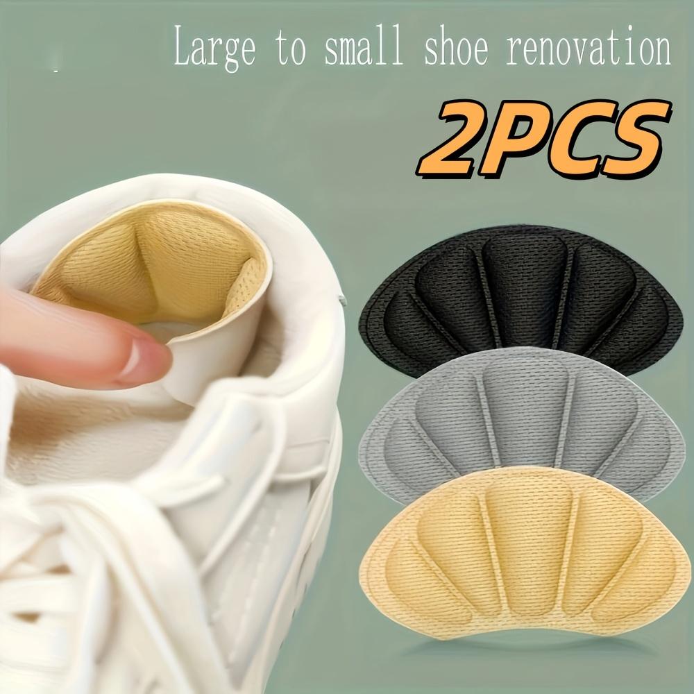 2 Pcs Blister Prevention Heel Grips, Adhesive Heel Protectors for Footwear, Soft Cushioned Heel Liners Inserts, Foot Care Heel Pads for Men Women Sneakers Sandals Flats