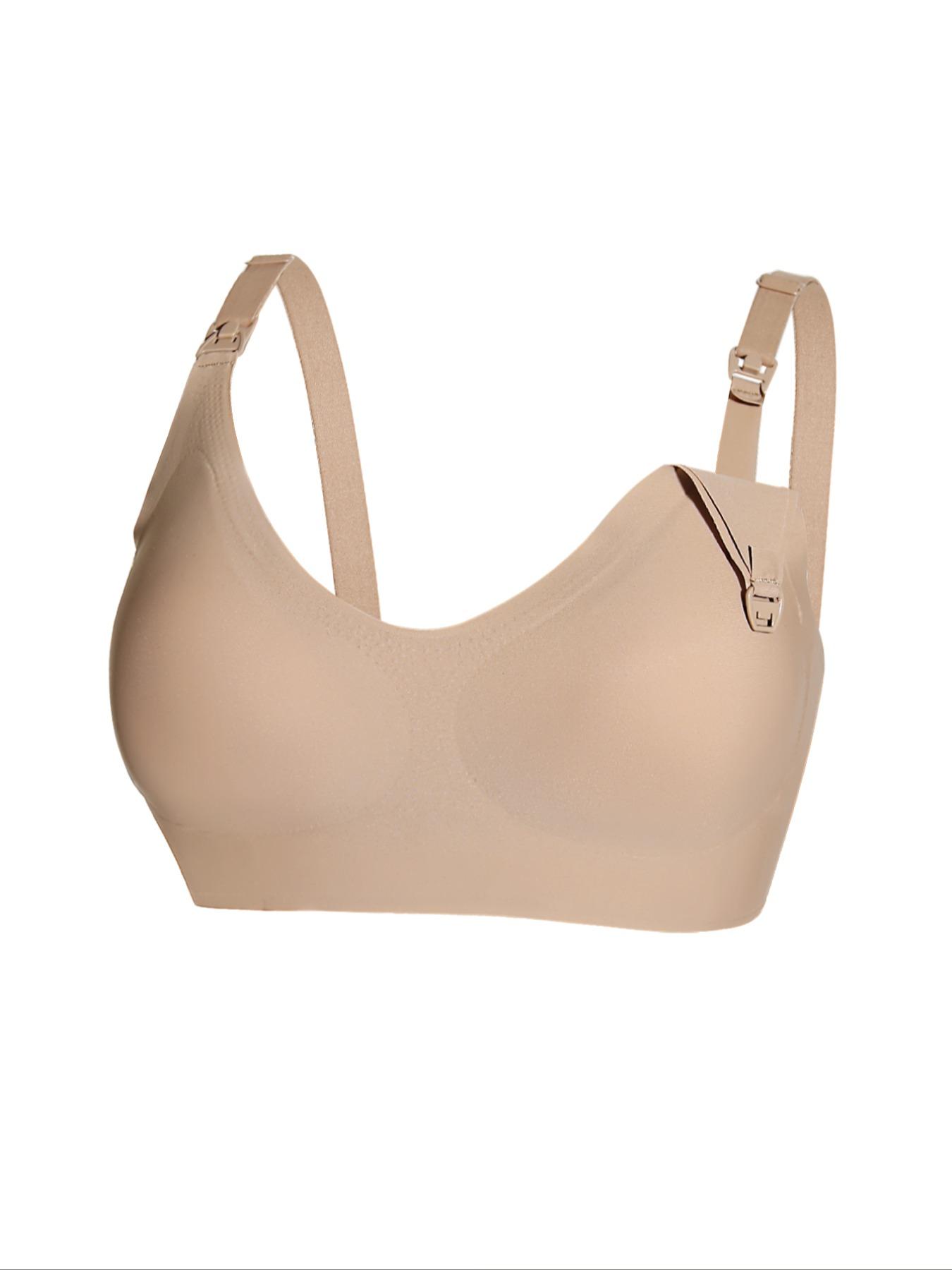 Women's Maternity Nursing Bra Set, Front Button Design, Comfortable Breastfeeding Support, Casual Style, All Season Wear, Maternity Bras