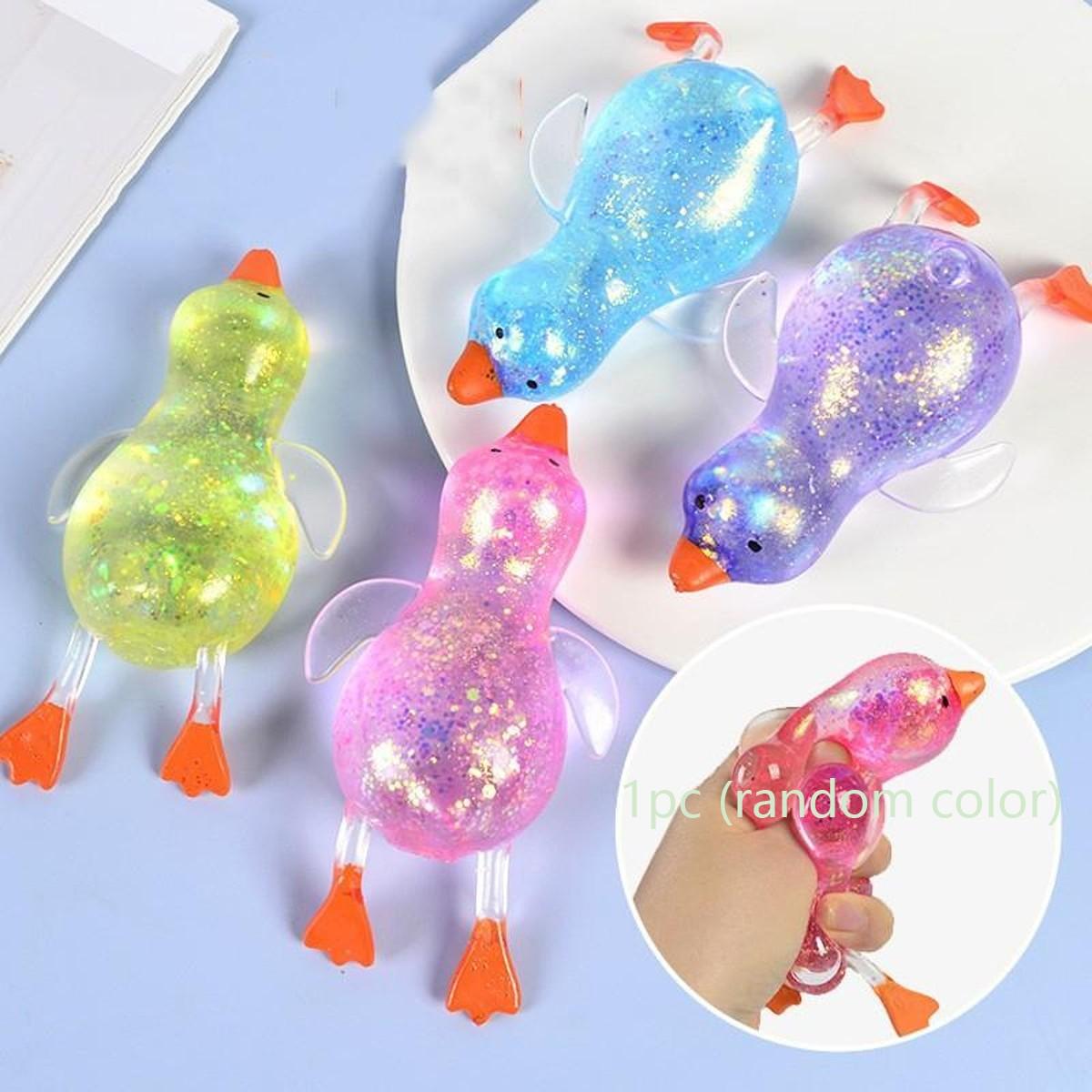 New Duck Malt Sugar Squeeze Ball Stress Relief Toy, Creative Venting Slow Bounce Squeeze, Fun and Relaxing Gift for Adults and Kids