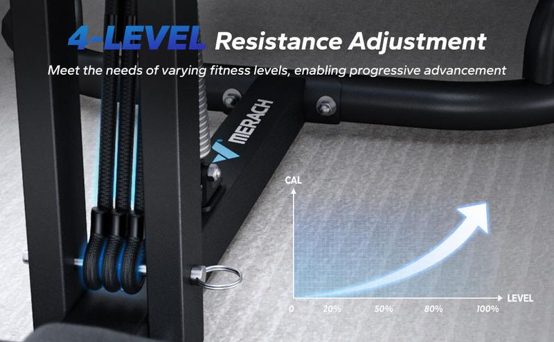 MERACH Sit Up Machine Gifts For Her/Him Deep Squat Machine Home Gym Workout Training Abdominal bench Push Up Trainer