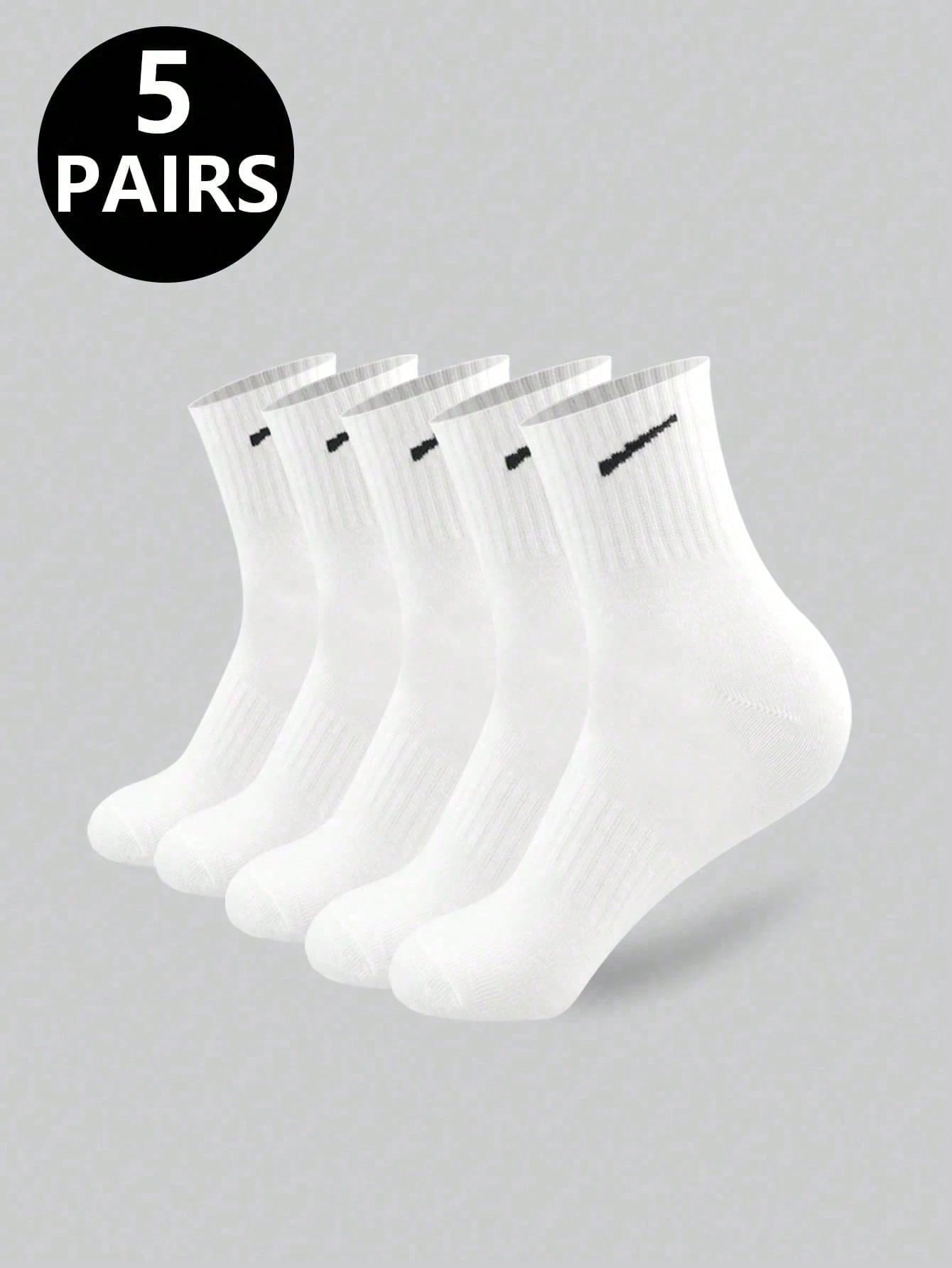 20 Pairs Sweat-Absorbent Multi-Purpose Teen Socks, Breathable Comfortable Mid-Calf Socks for Unisex