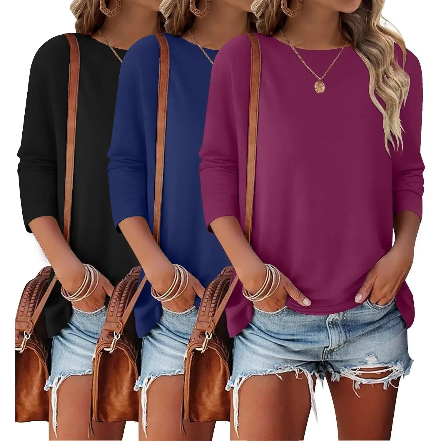 Fuchsia,midnightblue,black
