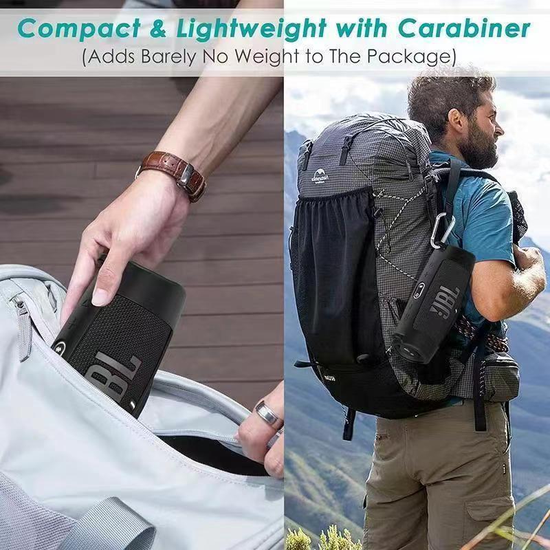 For JBL Charge 6 Waterproof Portable Bluetooth Speaker Silicone Case,Soft Protective Sleeve Cover with Shoulder Strap for JBL Charge 6 Speaker，This product comes with a protective case and a speaker.  VanLife Outdoor speaker