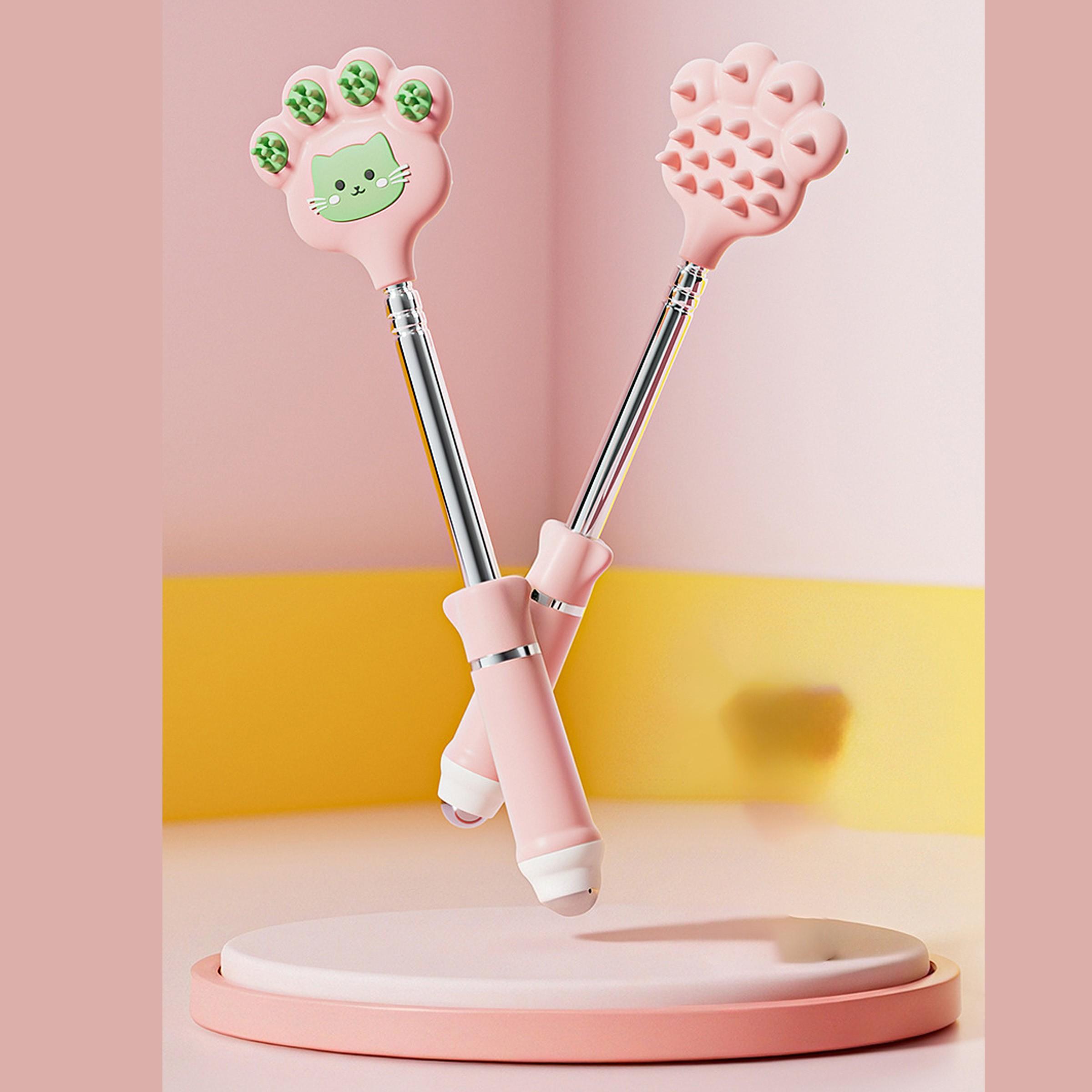 Practical Multi-Functional Extendable Scratch Back Scratcher Body Care, Self-Scratching Cat Claw Tool, Creative Gift for Colleagues Friends