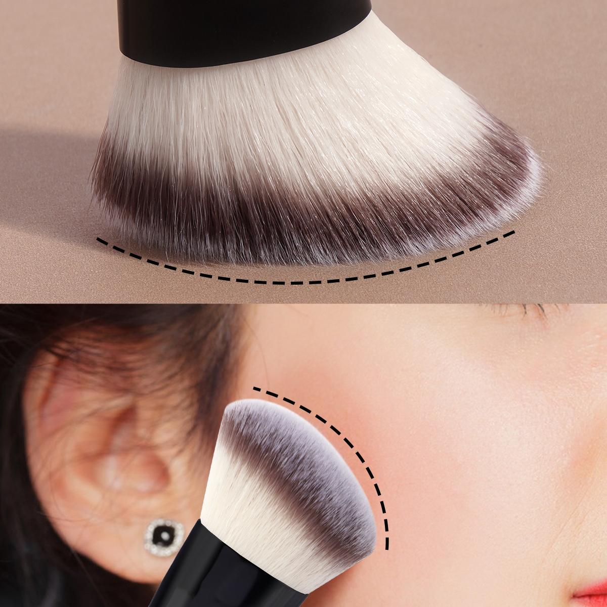 MAANGE 5pcs Makeup Brush Set, Face Makeup Brushes, Foundation Blush Contour Concealer Eyeshadow Brushes, Cosmetic Brushes for Foundation, Blush, Eyeshadow & Concealer, Gift for Women & Girls