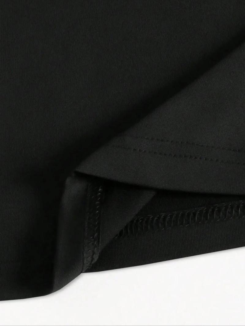 Men's American Flag Print Round Neck Long Sleeve Tee, Regular Fit Casual Crew Neck T-shirt for Fall & Winter, Men's Top for Daily Wear