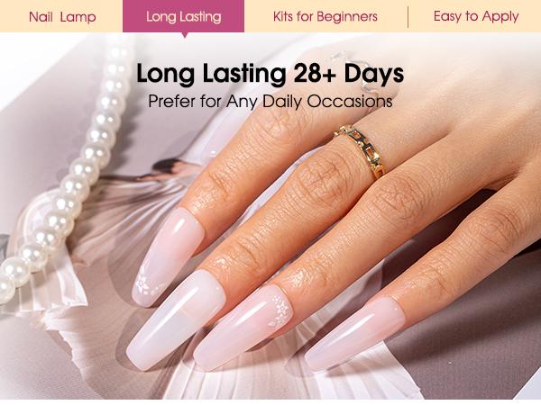 ROSALIND 14Colors Poly Nail Gel Kit with Mini 8LED UV Nail Lamp Drying Nail Art Accessories kit,Clear Pink Glitter Gel Manicure Builder Nail Strengthener Gel for Starter Cutics Extension Nail Gel Drying