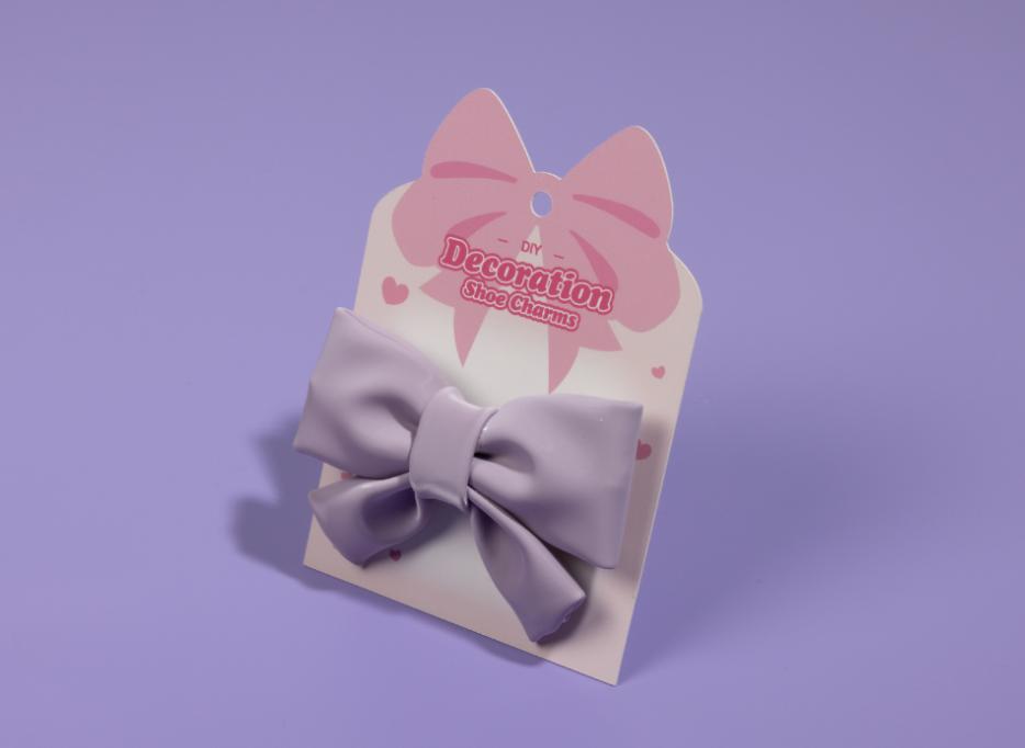 MINISO Fashion Cartoon Charms for Crocs, Animal Party, Puppy's Birthday Party, China Panda, Blue White Pom-Pom, Bowknot, Comfortable Footwear