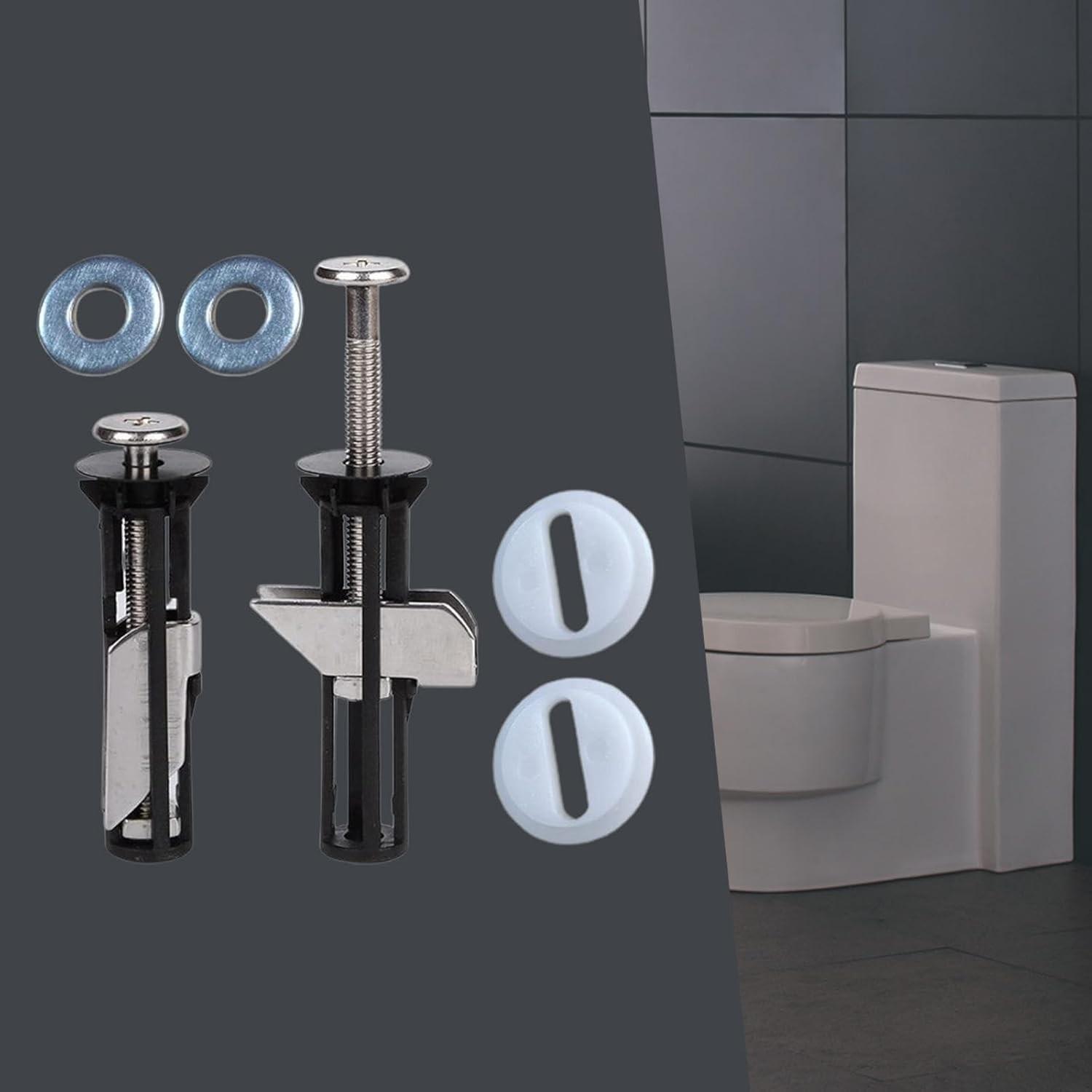 Universal Toilet Seat Bolt Kit, Quick Release Screws, Easy Installation, Replacement Parts, Toilet Lid Maintenance Fixing Accessories