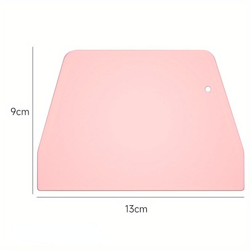 5pcs set trapezoidal cutting knife kitchen baking scraper thickened hard cake cream scraper slicing household dough