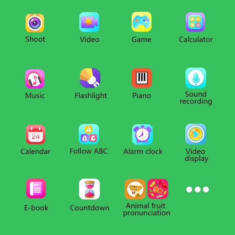 FUFFi-Kids Phone, Cute Horse/dinosaur Design, 2.8 Inch Screen,3MP Camera, Flashlight/picture/voice Recording/learning/games Toy Phone, Learning Tool FUFFi-Kids Phone, Cute Horse/dinosaur Design, 2.8 Inch Screen,3MP Camera, Flashlight/picture/voice Recording/learning/games Toy Phone, Learning Tool