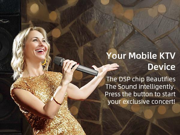 Karaoke Machine for Adults & Kids with Full-Screen LED Lights, Portable BT Speaker with 2 Microphones, Bass/Treble Adjustment, Supports TWS/FM/AUX/USB/TF Card for Home Party