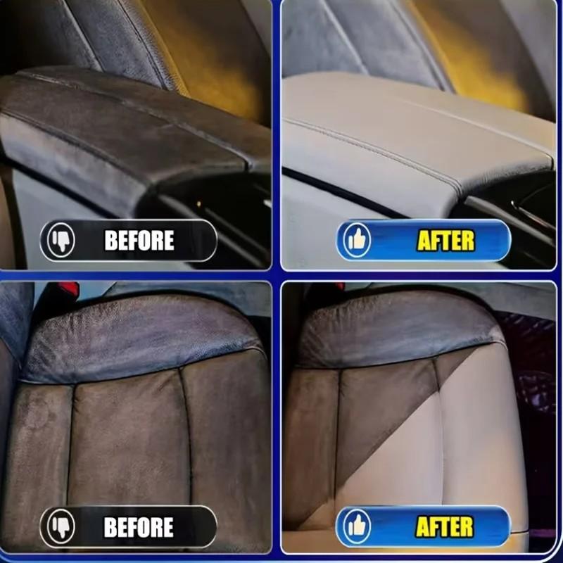 Car Interior Multi-Functional Cleaning Paste, Clean Seats Plastic Dashboard Leather Carpet, Long-Lasting Protection Easy Use, Interior Car Cleaner