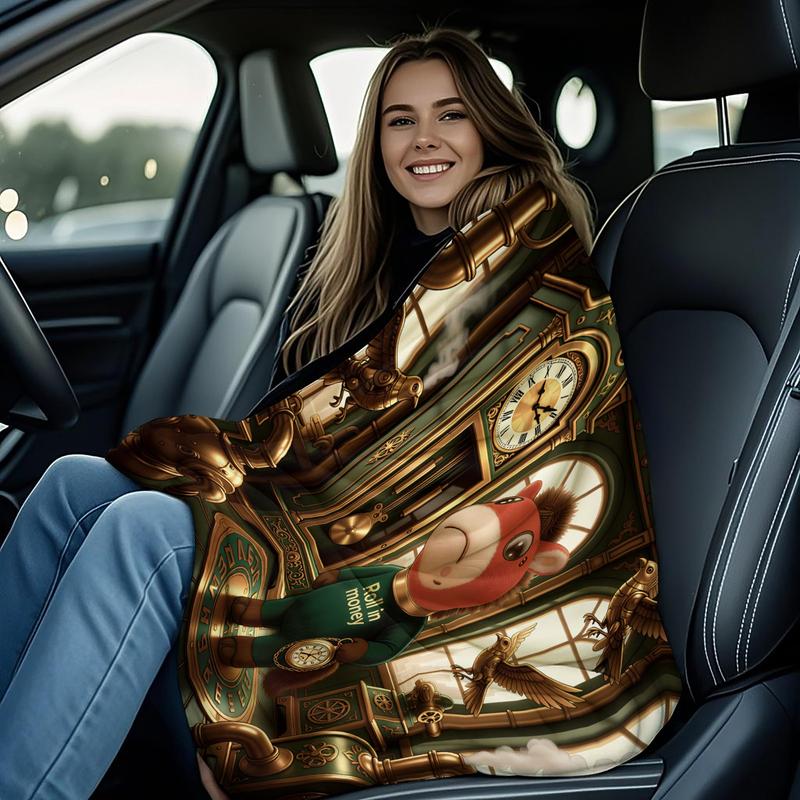 Royal Palace Cute Crying Horse Blanket, Heartwarming Gift for Horse & Fairy Tale Lovers, Ultra-soft & Fluffy, Perfect for Snuggling & Room Decoration