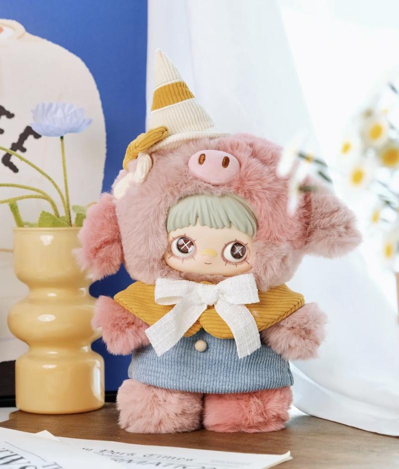 [400% Size] MayMei Fogotten Funfair Collection Plush Blind Box – Petrified Magic Plush Figure, Mystery Box Collectible Toy, Surprise Soft Sculpture Gift