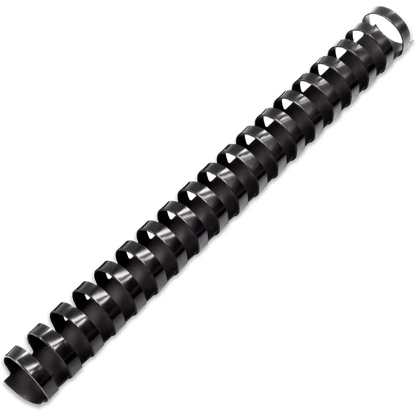 Plastic Binding Comb Spines, 3/4 Inch, 19 Ring, Black, 30 Pack Plastic Binding Combs, 3/4 Inch Diameter, 150 Sheet Capacity, for Letter Size, for Students and Coworkers