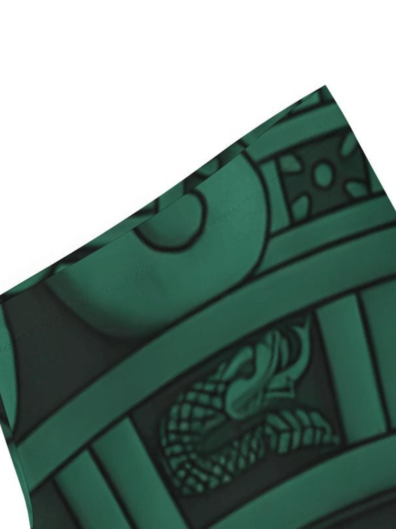 Mexico-themed 3D digital men's LongHuman Gamis crew neck slim-fit short-sleeve top men's soccer jersey pullover stretch T-shirt streetwear tropical white World Cup