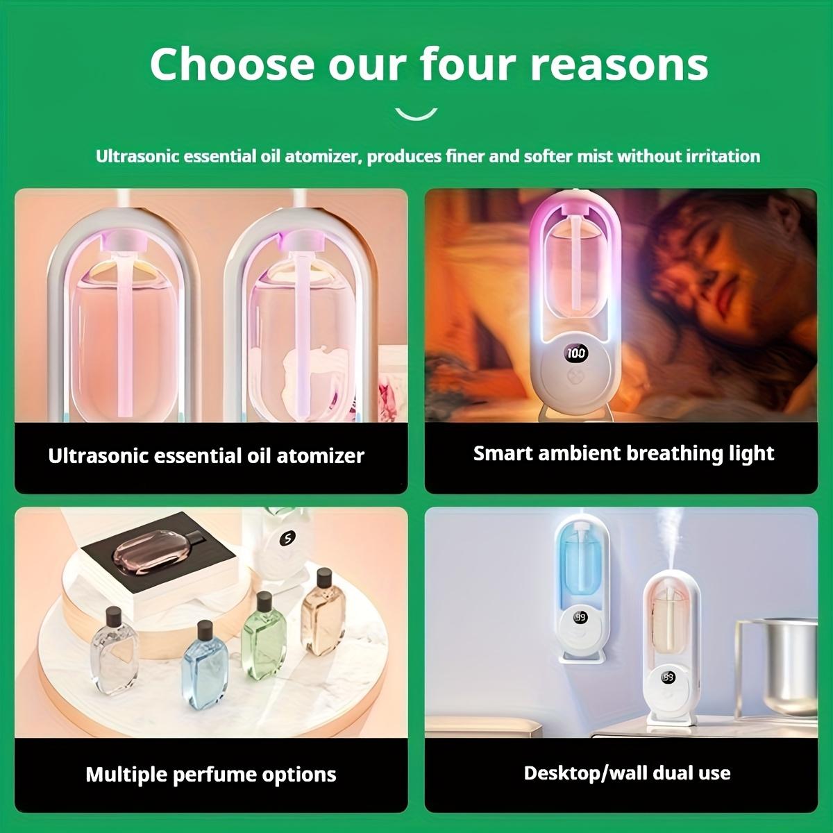 Home Aromatherapy Diffuser with Large Capacity Humidifier, 5 Essential Oils Included, Ideal for Hotels, Spas, Yoga Studios, Perfect Gift for Relaxation