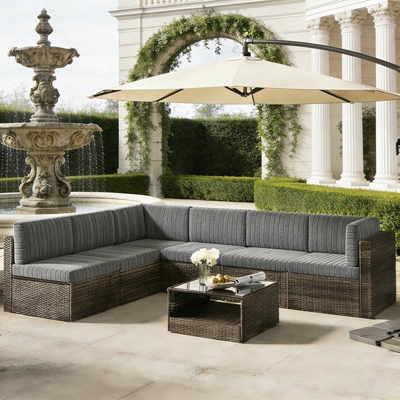 1pc Outdoor Couch Cushion Cover, All-Season Use, Sofa Cover, Elastic Seat Cushion, Furniture Protector, Decorative, Stylish, Comfortable, and Elegant, Suitable for Single, Double, and Three-Seater Couches, Garden Decor, Outdoor Decor