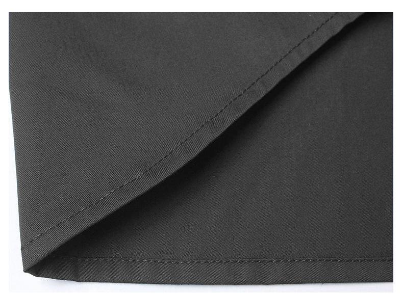 Men's White Korean Slim-Fit Non-Iron Long Sleeve Plain Knot Formal Shirt - Menswear Business Office Apparel, Size M