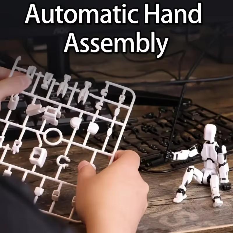 Lucky 13 Action Figure with Weapon Accessories, Desktop Decor, Stress Relief Toy for Kids and Adults, Model C1