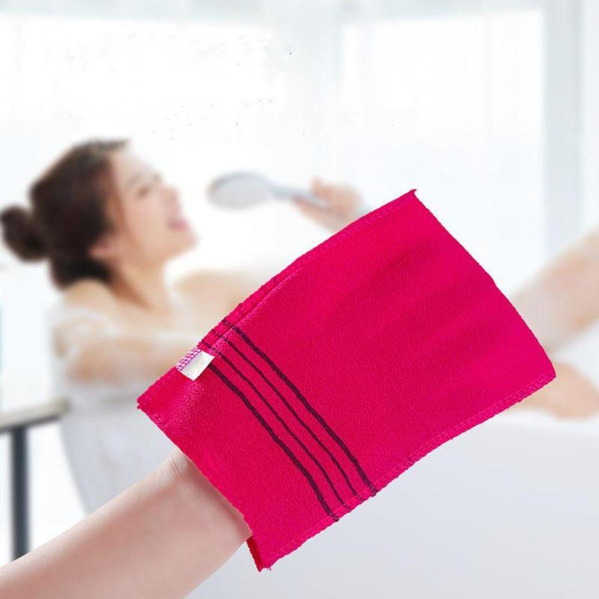 5PCS Korean Exfoliating Shower Gloves - Deep Cleaning Bath Mitts for Smooth Skin, Body Scrub (Personal Care for Camping & Hiking)