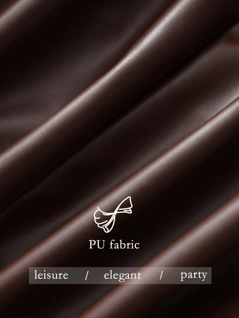 Women's Elegant Knit Commuter Set, Top and Skirt, Fall Winter Fashion, Two-Piece, Office Wear