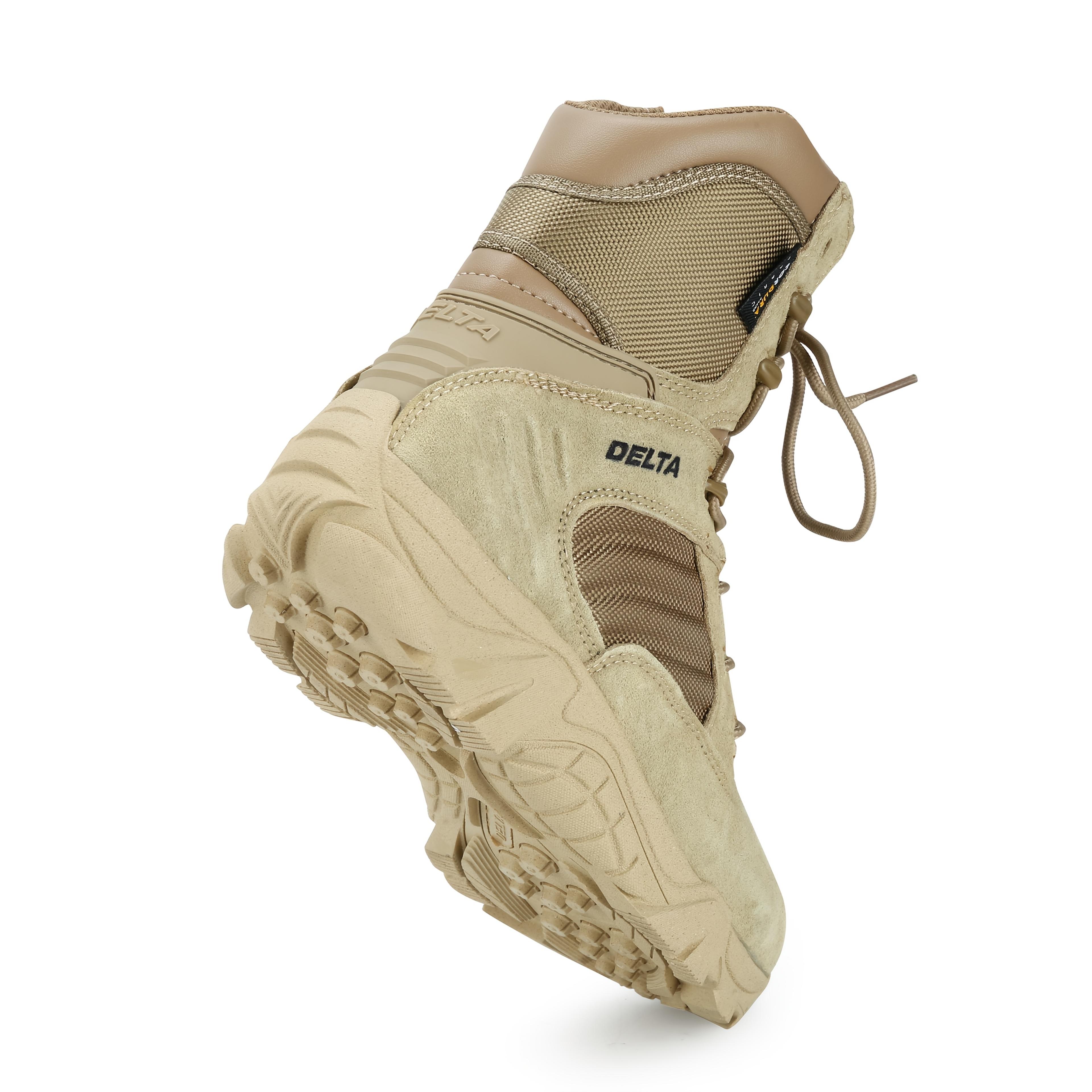 Newscheden High-DELTA Tactical Boots Outdoor Combat Boots Desert Training Boots Breathable Wear-Resistant Combat Boots Outdoor Hiking Boots Mountaineering Boots Non-Slip Wear-Resistant Men's Boots Jungle Camping Boots Comfortable Durable Boots Outdoor Act