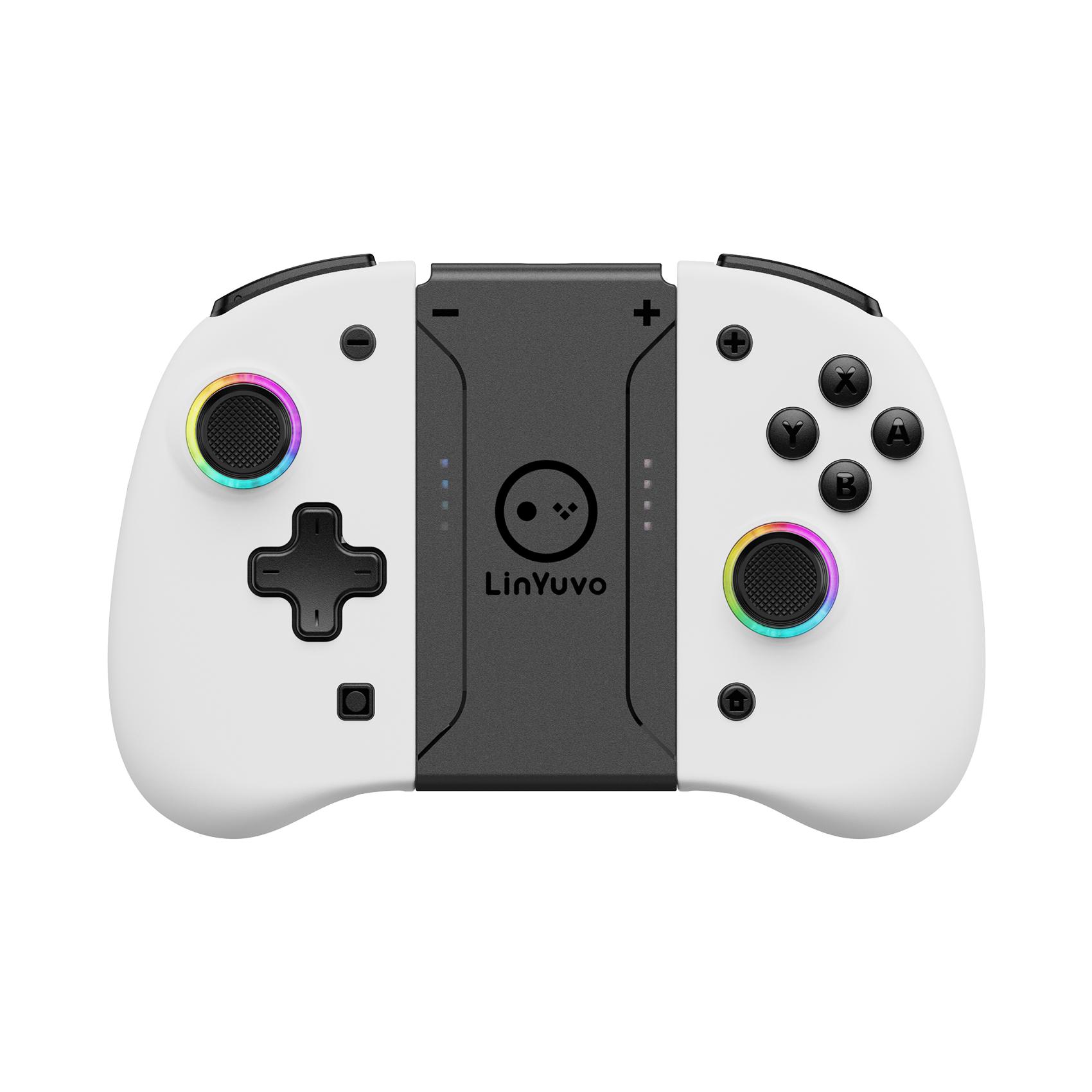 Gamepad Control For Nintendo Switch & OLED & Lite Wireless Bluetooth Controller Game Pad Command Mando Accessories Gaming Hall effect joystick RGB light macro six axis motion Kit