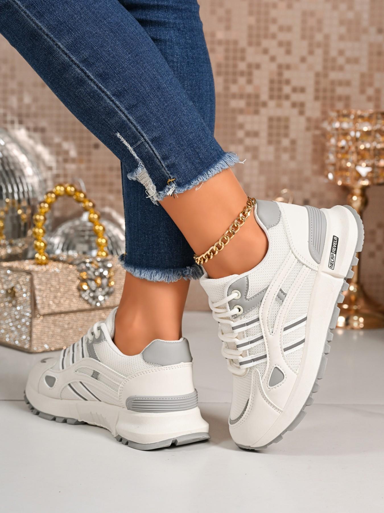 2026 Fashionable Multi-Color Aggressive Shoes, Thick Sole Heightening Casual Sports Shoes, Breathable Anti-Slip Dad Shoes for Women, Sneaker