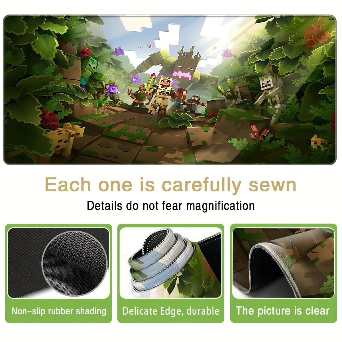 Minecraft Creative, Large Mouse Pad, Printed Mouse Pad, Rubber Table Mat, Multipurpose Gaming Mouse Pad, Office Computer Pad, Durable PC Gaming Pad, Ideal Gifts for Family and Friends, Halloween Christmas Preferred