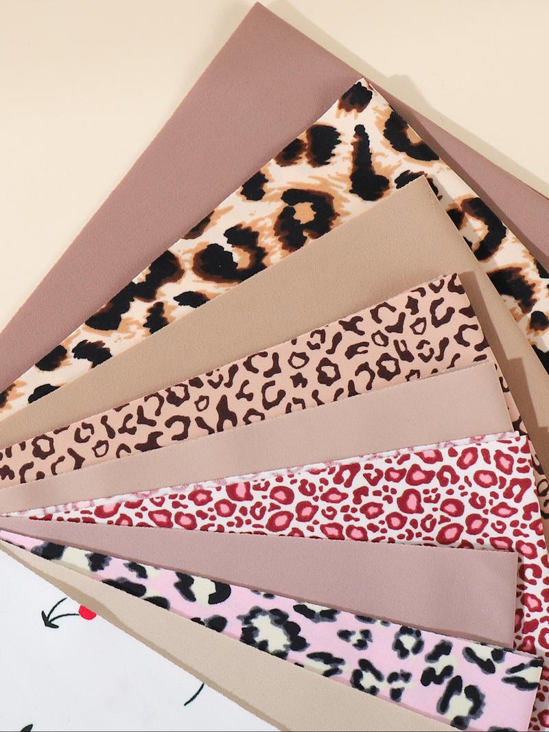 Women's Plain / All Over Print Panty, Breathable Cute Comfortable Seamless Pastel Knicker for Daily Wear, Women's Underwear for All Seasons, Seamless Panties Set