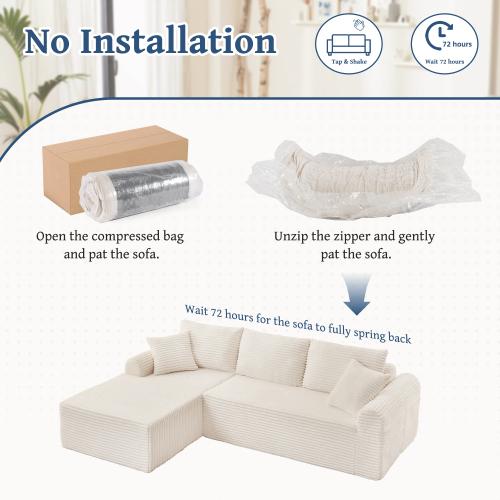 Modular Velvet Loveseat Set with Arching Armrests, Non-Slip Base, 3 Back Cushions & 2 Throw Pillows - Convertible Lounge Sofa Bed for Living Room, Guest Room, Game Room, Pink