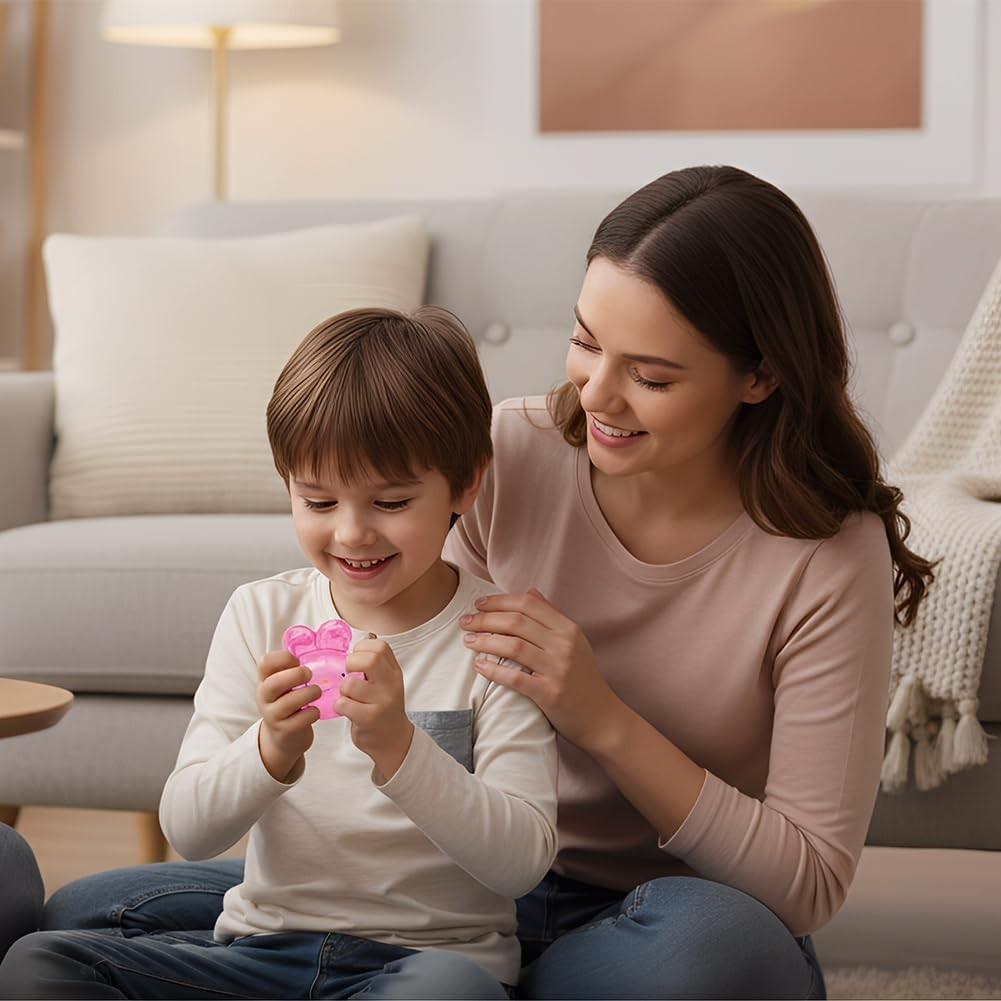 1/3 PCS Cute Bunny Squishy Fidget Toy, Bunny Squeeze Stress Ball, Decompression Squeeze, Anxiety Squishies, Anxiety Relief Products, Fidget Cube Stress Relief, Bunny Fidget Stress Balls for Gifts Office Schools and Daily Relaxation