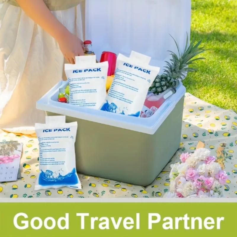 Reusable Ice Bags Set of 100, Leakproof Water Gel Packets, Keep Food Fresh Outdoor, Cooling Drinks, Pe Material