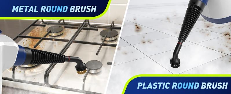 Steam Cleaner, Pressurized Handheld Steam Cleaner for Home with 12pcs Accessories & Safety Lock, Multi-Surface & Powerful Home Use Steamer for Cleaning, Car, Bathroom, Shower, Window, Grime, Grease