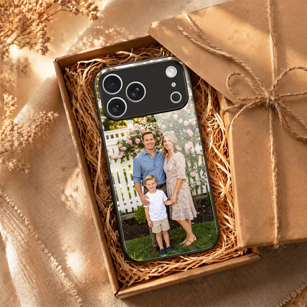 Custom Photo Cellphone Casing - Multi-Model Protector for iPhone 17 Pro Max,16 Pro Max,15 Plus,14,13 Pro,12,11 & Samsung S26,S25,S24,S23,S22,S21,A56,A55,A54,F14 & Other Devices, Glass-Like Touch Customizable Cover Accessory, Accessories