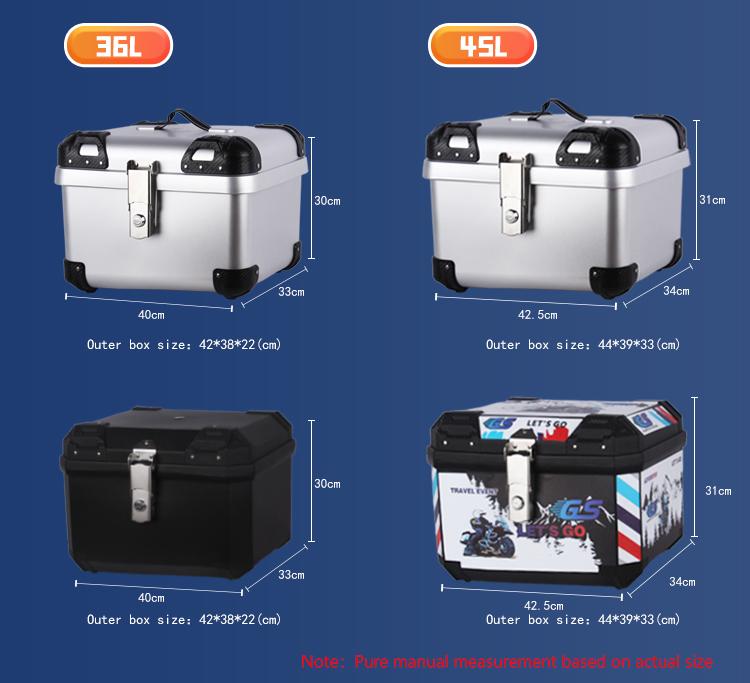 Pedal motorcycle trunk, electric bike anti-theft, waterproof, anti fall, super large, durable, detachable and applicable