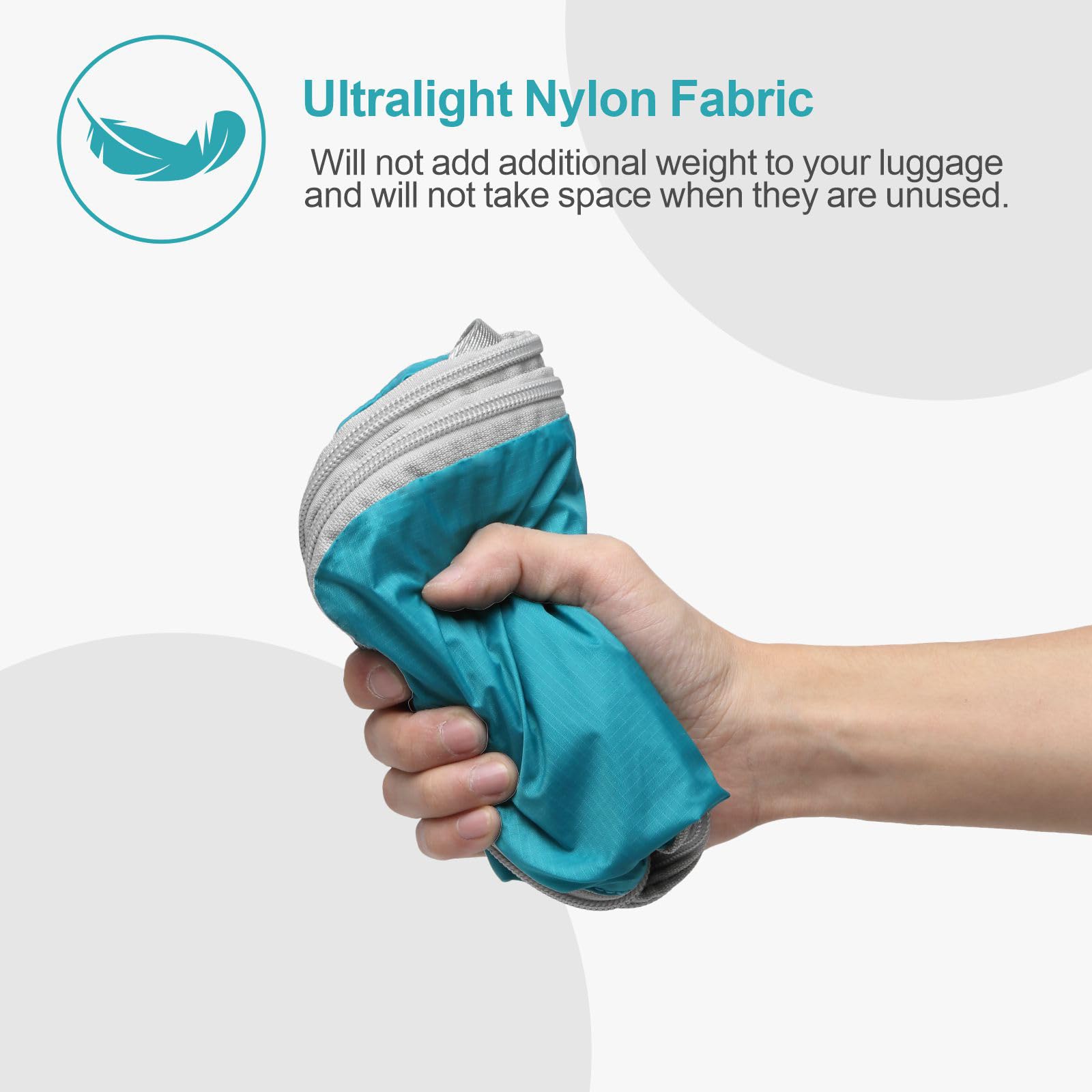 Lightweight Compression Packing Cubes Set for Travel - 5 Set Travel Bags Luggage Organizers Travel Essentials Compression Cubes for Carry on Suitcases