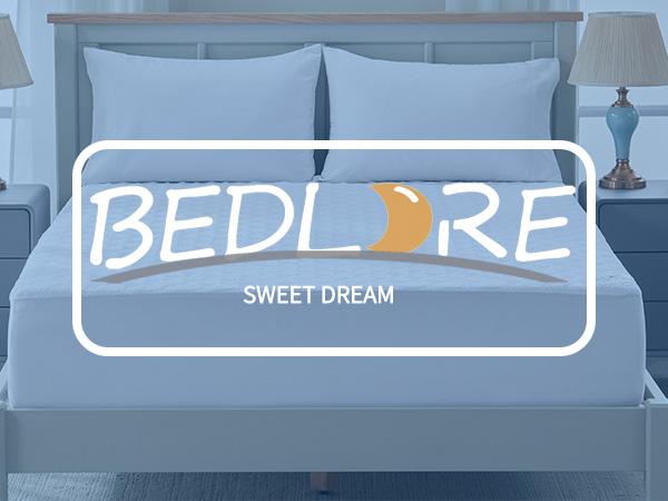 【BEDLORE】Summer Cooling Mattress Pad,6-18'' Deep Pocket Fit Sheet, Soft TPU Waterproof Breathable Mattress Protector Bedding Pad