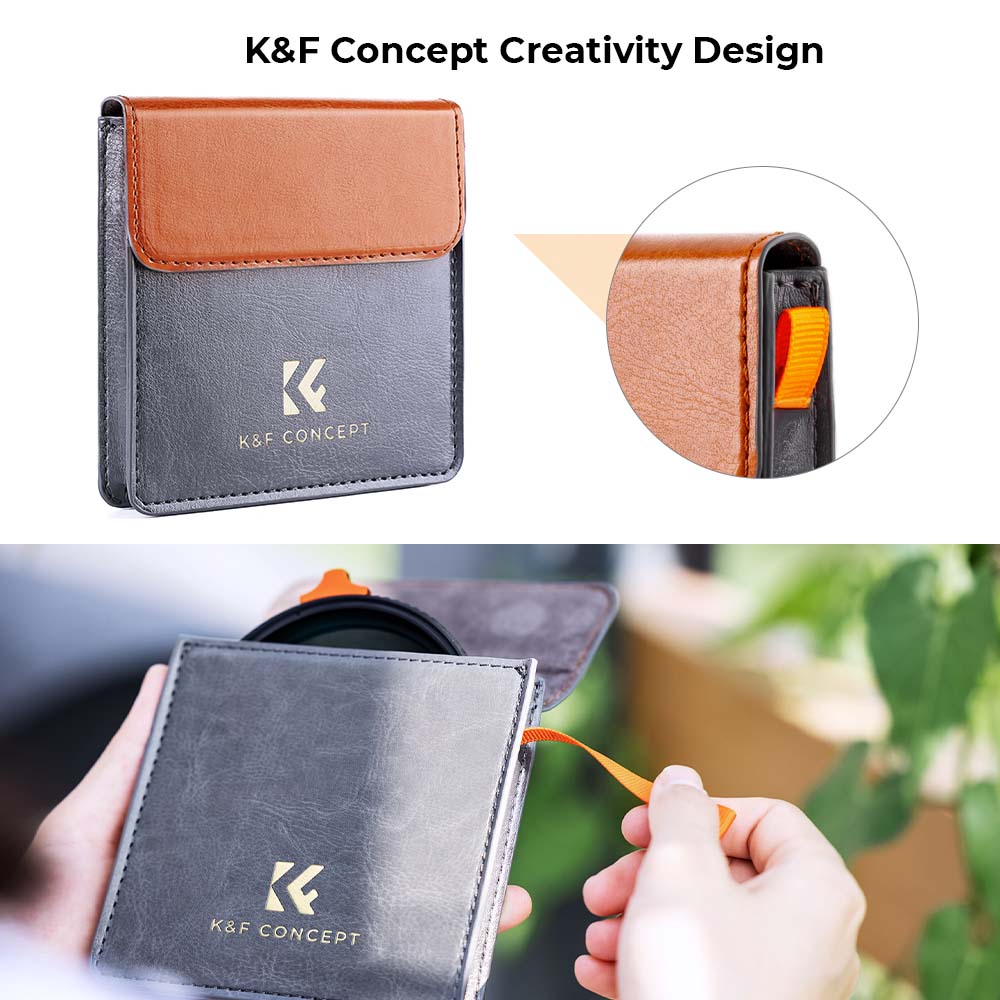 【K&F CONCEPT】 ND3-ND1000 Variable ND Lens Filter (1.5-10 Stops) Putter Adjustable HD Neutral Density Filter with 28 Multi-Layer Coatings for Camera Lens (Nano-X Series)，photography equipment