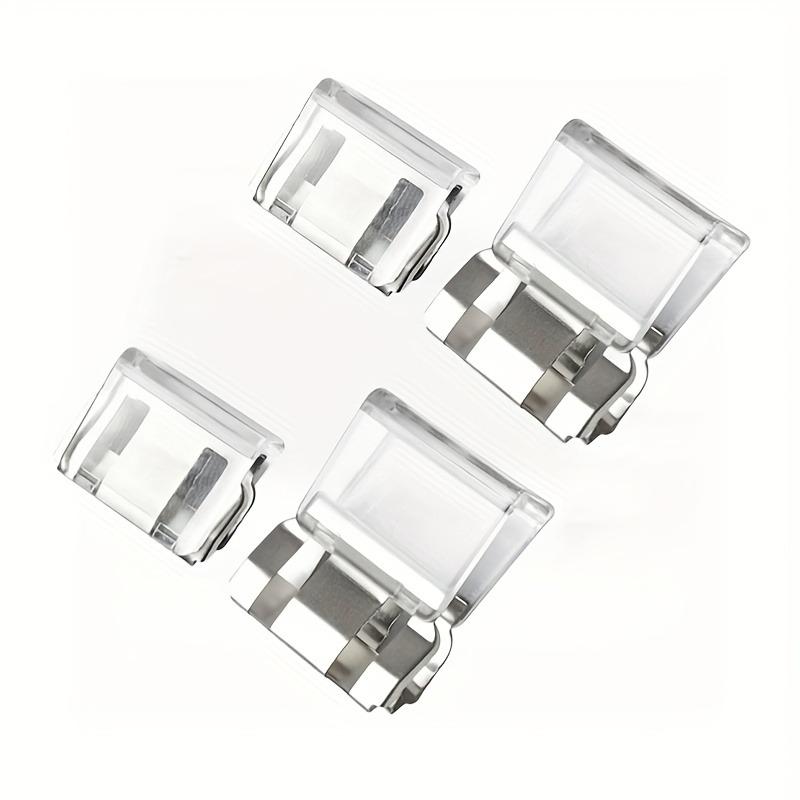 4/10/20 Pairs Invisible Hem Clips, Prevents Pants Dragging, No Sew Hidden Button Closure, Anti-Drag Pant Edge Fasteners, Shorten Pants Fastening