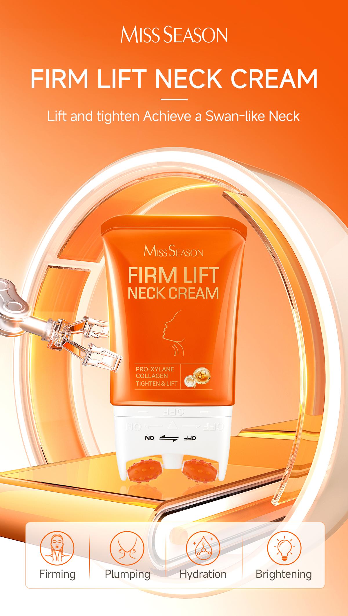 MISS SEASON pro-xylane & collagen neck care lifting and firming set– smooth fine lines, firm & hydrate, gentle moisturizing care for neck | say goodbye to turkey neck