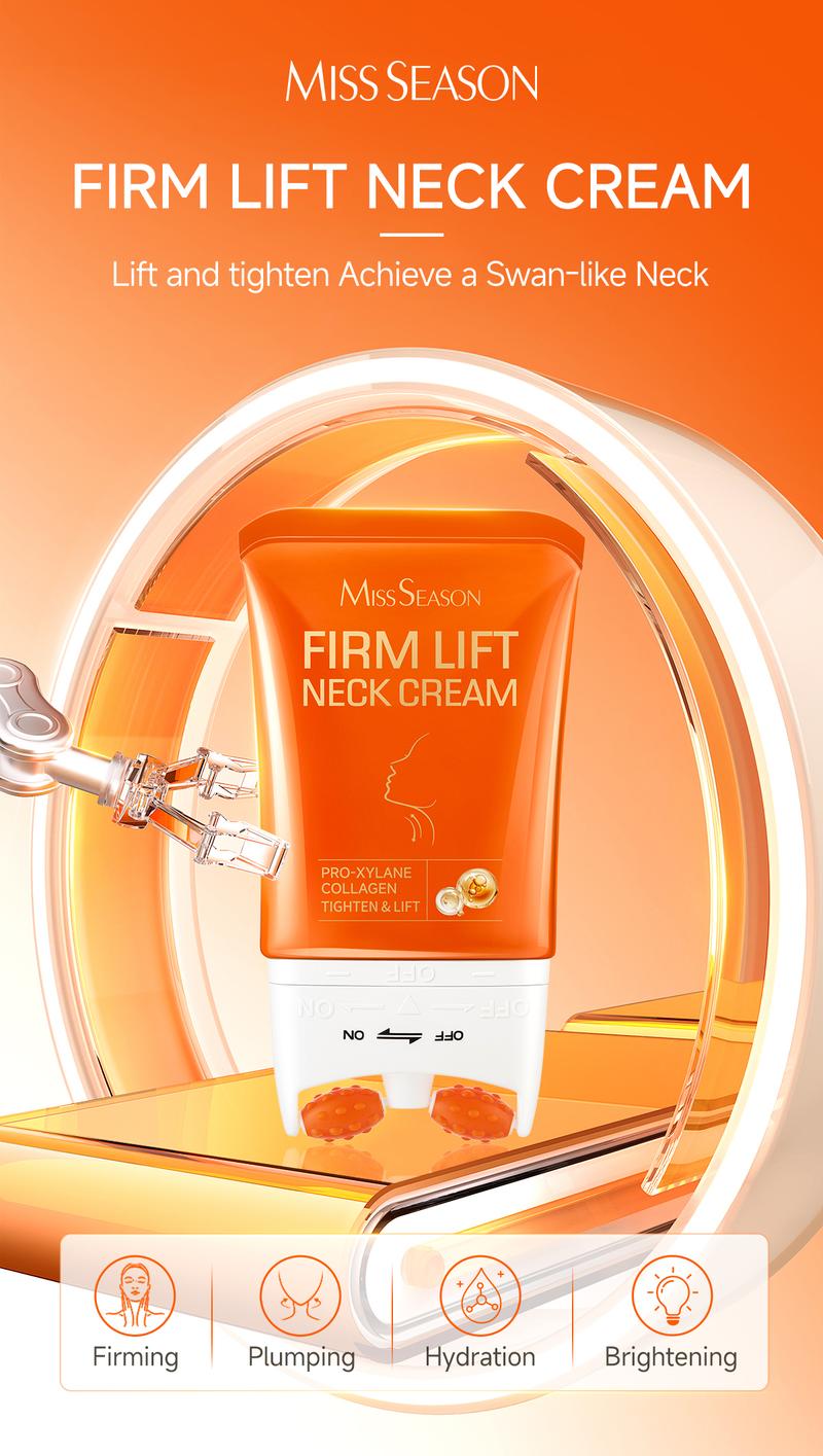 MISS SEASON pro-xylane & collagen neck care lifting and firming set– smooth fine lines, firm & hydrate, gentle moisturizing care for neck | say goodbye to turkey neck