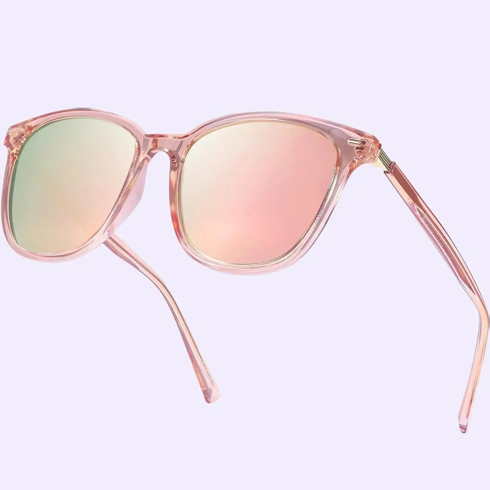 【TRENDY VIBES】MYIAUR Women's Polarized Sunglasses Big Style Gold-Plated Frame UV400 Eye Shield Anti-Glare Polarized Driving 2026 Trendy Styling Accessory Anti-UV Christmas Gift