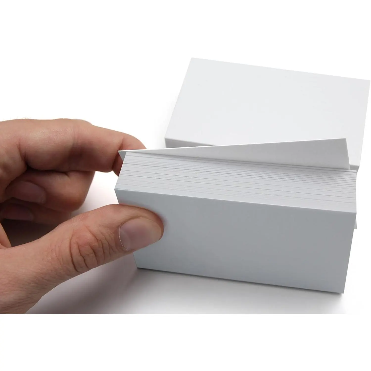 100 Sheets blank cardstock 2 x 3.5 In Heavy Weight business Card Stock 350gsm/130lb Learning Card, Note Card, Thank You Inserts, Gift Tags, Paper Crafts, Write, Draw, DIY (2X3.5 Inches)