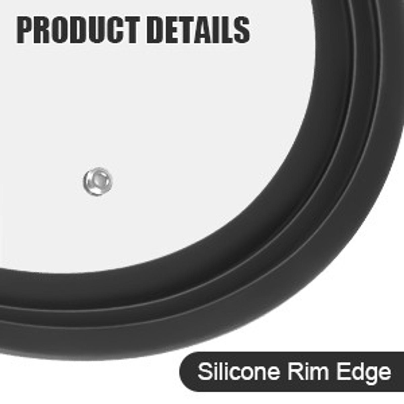 Universal Silicone Lid for Pots, Pans and Skillets, Fits 6" 7" 8" Cookware, Replacement Cover for Frying Pans, Cast Iron and Tempered Glass