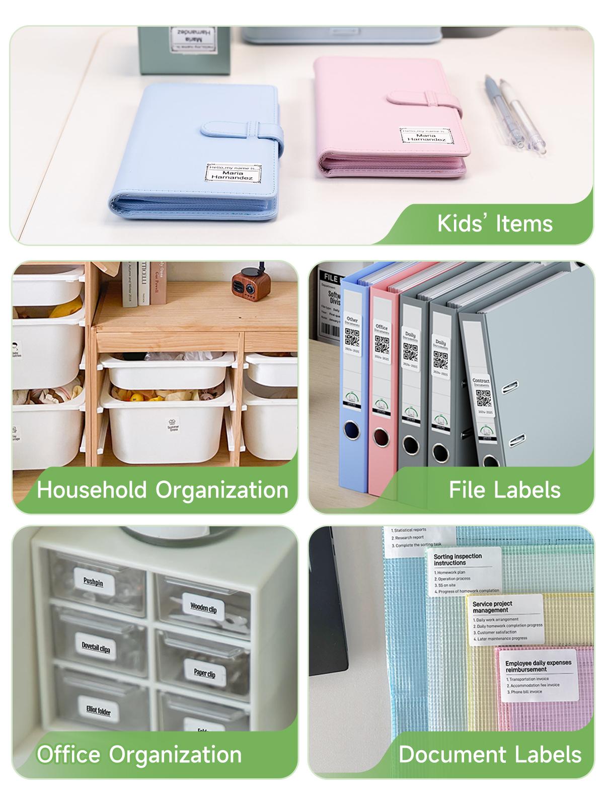 2-Inch Label Maker – Portable Bluetooth Thermal Printer, Mini Sticker Printer with Waterproof Tape for Small Business, Barcodes, Names, Addresses, Mailing, Apparel, School, Home, and Office